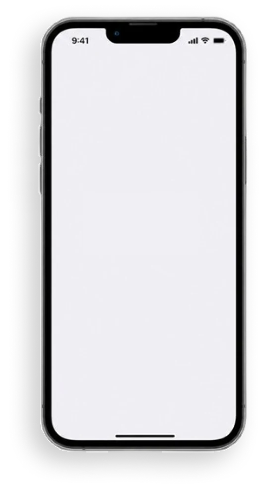 Celular exibindo a tela de abertura do app Miaudote com o logo